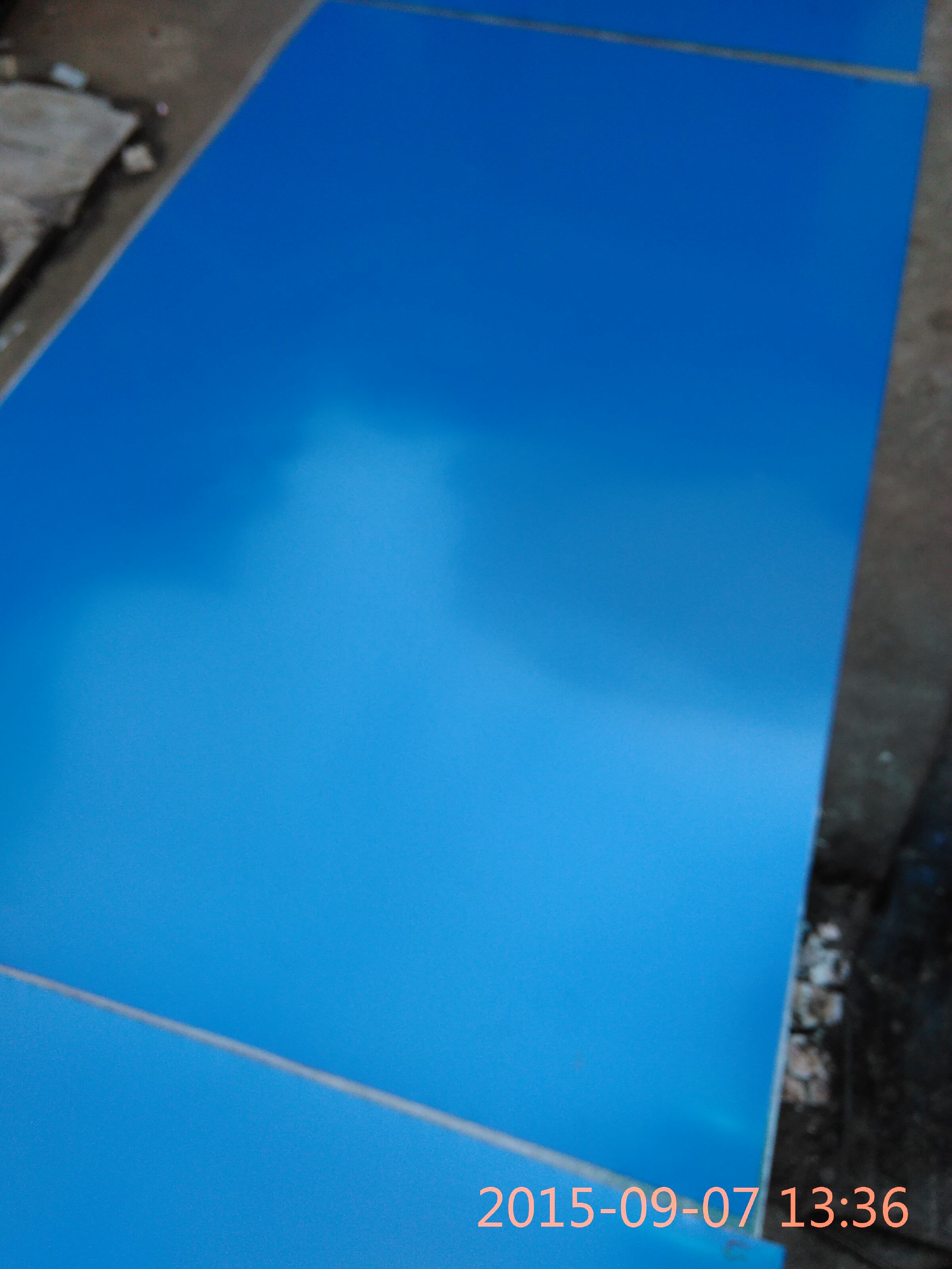 Custom color steel tile veneer tile Roof tile Floor baffle iron plate tile length is arbitrary