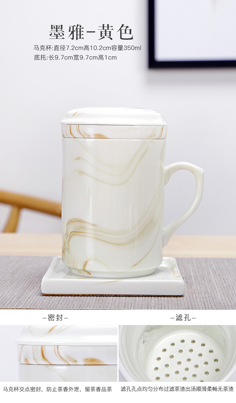 Friend is ceramic cup cup home office cup meeting gift tea cup couples mark cup with bladder custom