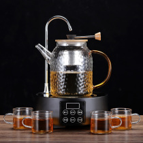 Youshang heat-resistant glass Teapot Tea maker with hydropower pottery stove Complete set of household Kung Fu black flower tea Puer tea set