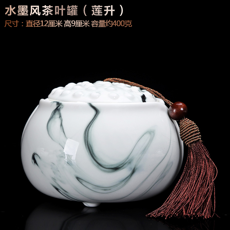 Friend is ceramic tea pot large household store receives the seal pot tieguanyin tea tea tea caddy fixings