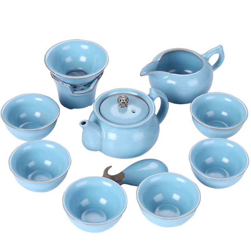 Friend is the home of a complete set of your up kung fu tea set ceramic quality goods on your porcelain ice to crack the teapot teacup gift box