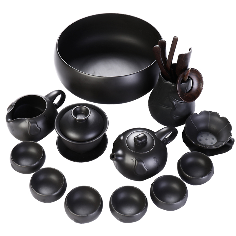 Friends is a complete set of violet arenaceous kung fu tea set are it tea cups of tea for wash bowl gourmet 6 gentleman