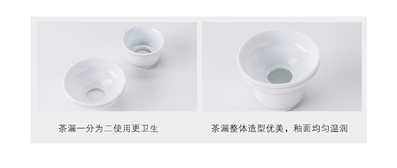 Friend is blue and white porcelain tea set kung fu tea set ceramic teapot tureen side of a complete set of domestic cup suits for