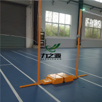 High-end mobile full cast iron badminton column badminton rack badminton net rack double column badminton rack referee chair