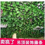 Украшения для детского сада, плетеные, торговый центр, гостиная, балкон, украшение окружающей среды, подвеска, подвесной виноградный лист, ротанг, имитация ротанга