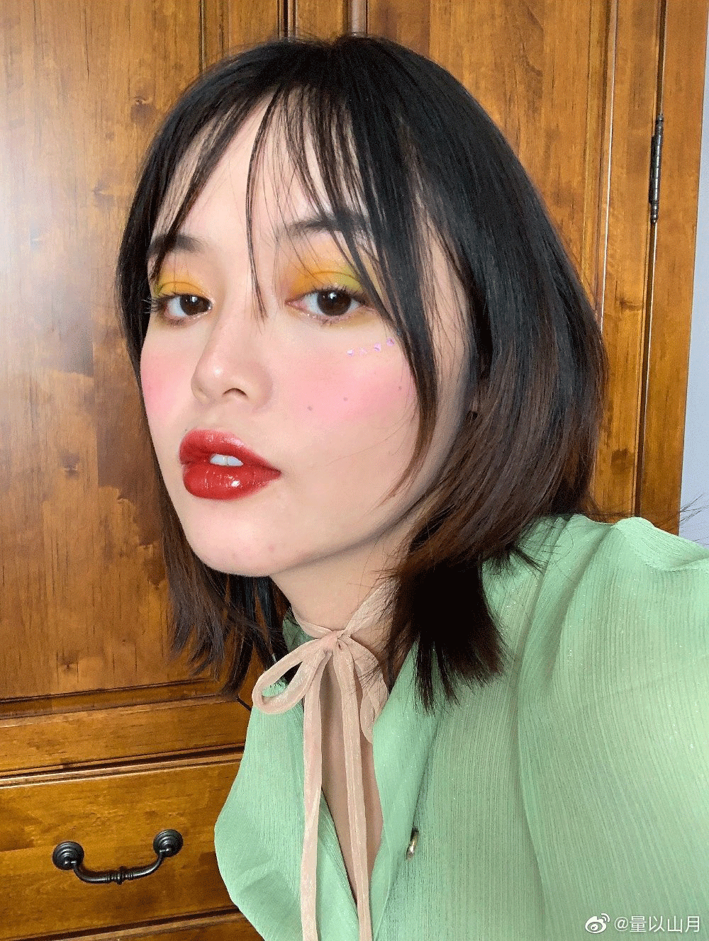 Galaxy Orange Blossom Gel Sequined Eye Shadow Tears Eye Makeup G619 G620 Rose Star Stage Makeup L88 Secret - Bóng mắt phấn mắt coco venus