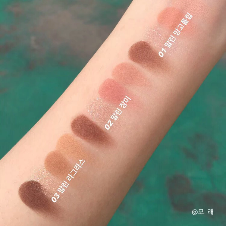 Hàn Quốc mới ROMAND Bốn màu 4 màu Phấn mắt Đĩa 1 ngày 2 kỷ niệm 4 năm Phiên bản giới hạn Sinh viên hàng ngày - Bóng mắt