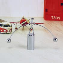 Stainless Steel Metal Pendulum Balance Swing Weightlifting Small Iron Man Swing Instrumental Metal Handiwork Pendulum Gift