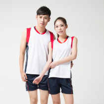 Sleeveless volleyball suit suit Mens and womens volleyball game training team uniform Group purchase custom jersey printing font size printing map