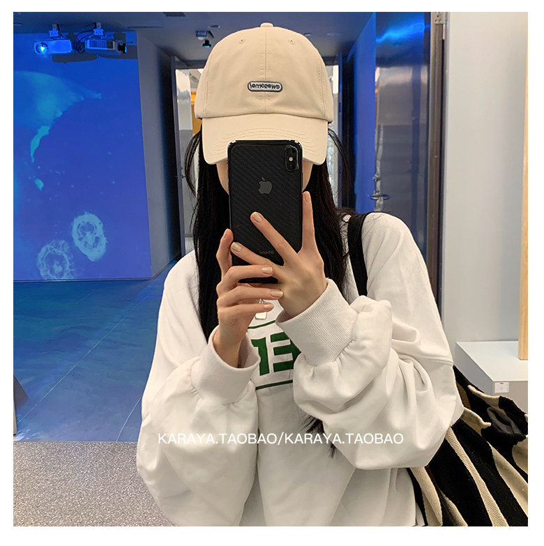 Sombrero de las mujeres primavera y otoño nueva protección solar verano gran cara ancha a lo largo de la tapa de pato versión coreana marca de moda cara visible pequeña gorra de béisbol al por mayor pic 12