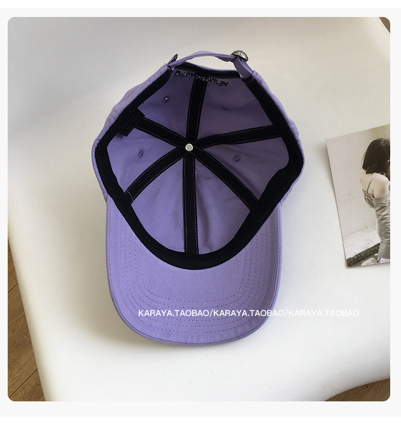 Sombrero de las mujeres primavera y otoño nueva protección solar verano gran cara ancha a lo largo de la tapa de pato versión coreana marca de moda cara visible pequeña gorra de béisbol al por mayor pic 4