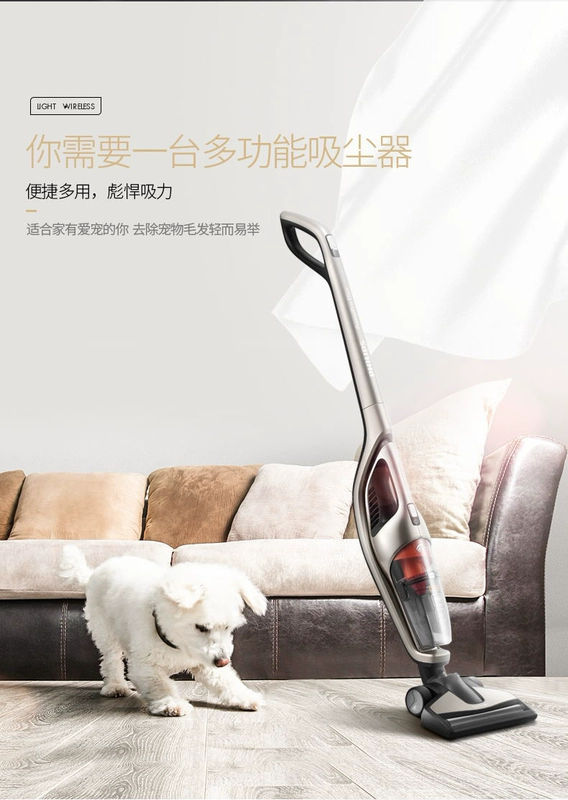 Máy hút bụi Philips nhà lớn hút không dây cầm tay nhỏ câm hút mạnh mẽ thảm lông chó con - Máy hút bụi