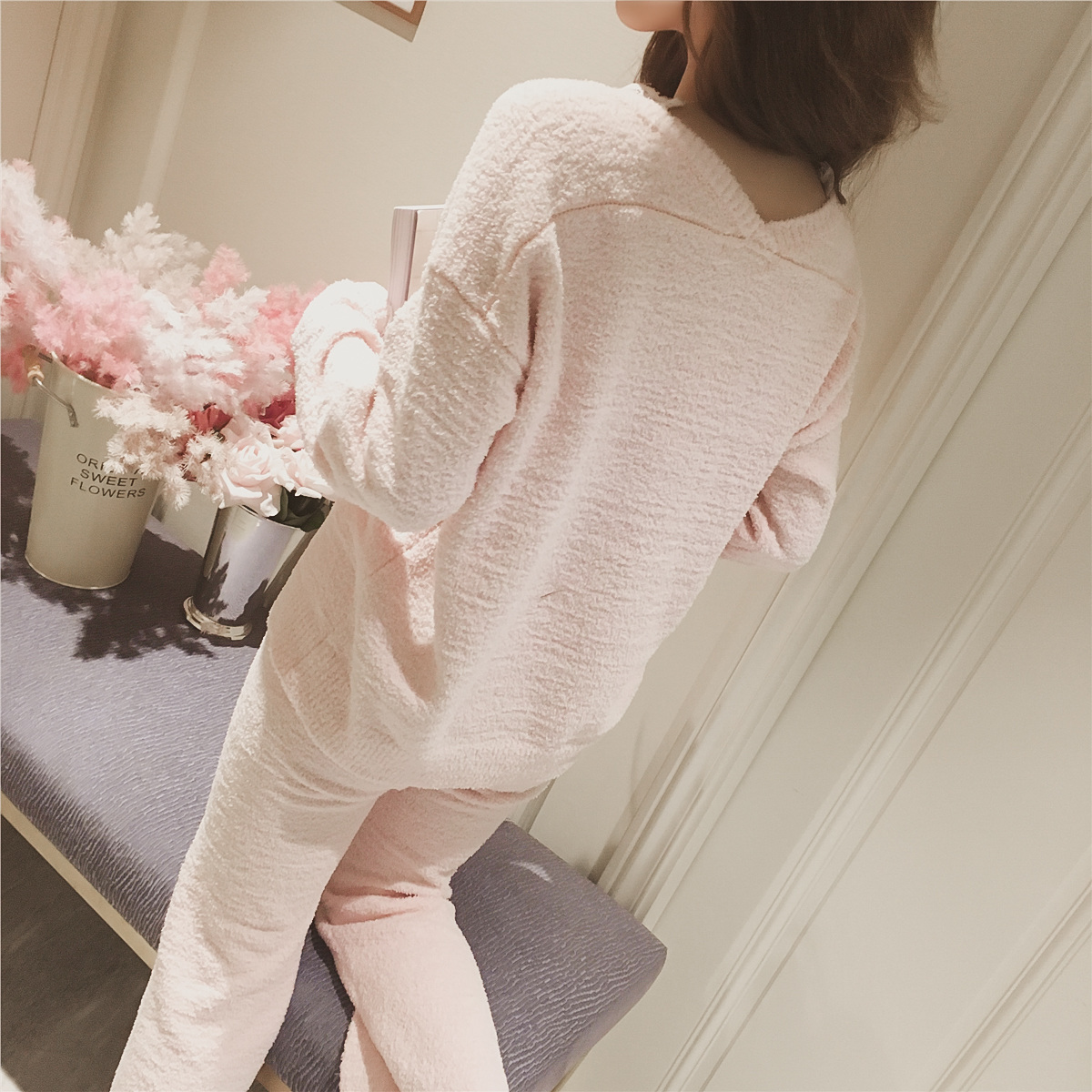 Pyjama pour femme OTHER   à manches longues - Ref 2991244 Image 3