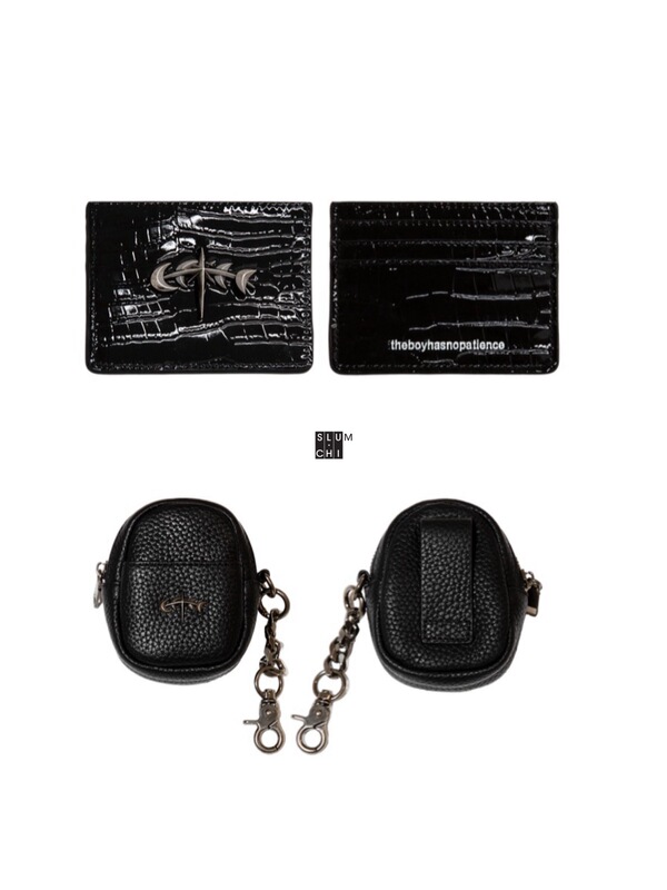 【Slum炸】Tbhnp Black Card Holder Belt Bag Accessories Theboyhasnopatience