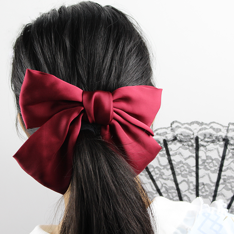 Netred Korea big butterfly knot clamped behind head head jk card lolita top clip girl clip