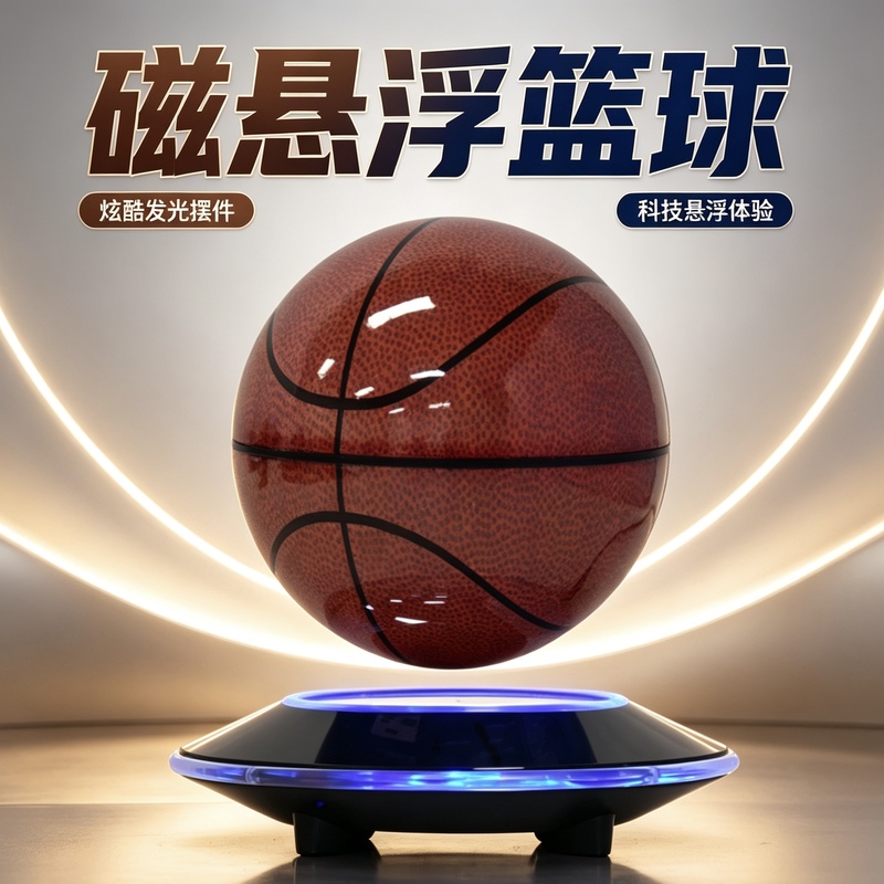 Magnetic Levitation Basketball Birthday Gift, Levitating Basketball and Football, Creative Technology Crafts, Living Room and Office Decorations Magnetic Levitation Basketball Birthday Gift, Levitating Basketball and Football, Creative Technology Crafts, Living Room and Office Decorations