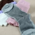 Cotton Yoga vớ Nam và nữ cotton thể thao ngoài trời tiếp xúc với đế giày trượt chân