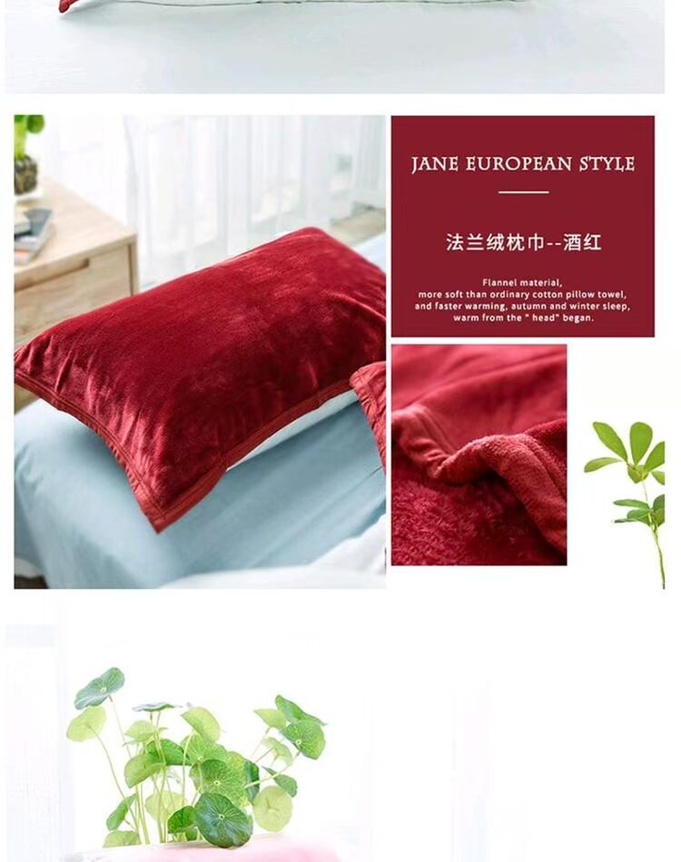 Tinh khiết mềm flannel gối bao gồm thu gối khăn và mùa đông ấm áp san hô nhung gối một cặp hai được nạp khăn - Khăn gối khăn bông gối
