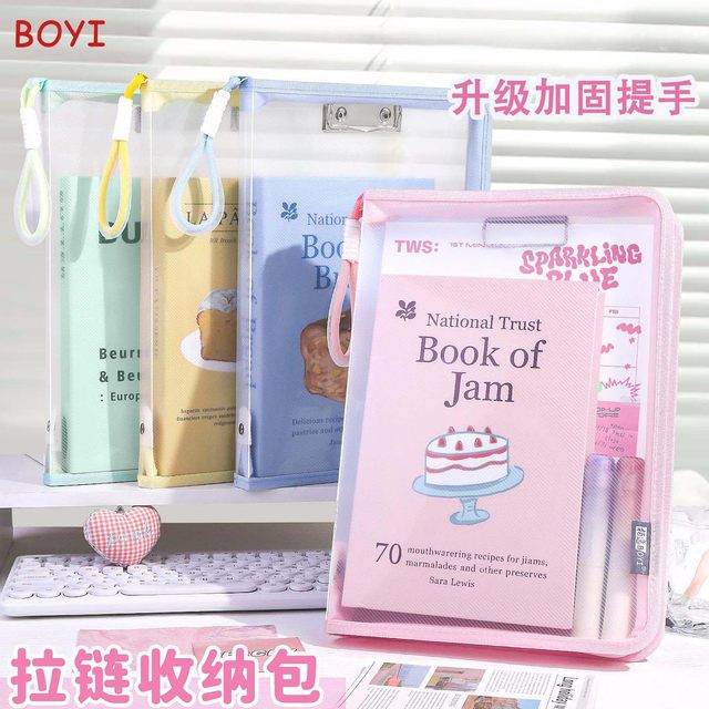 High-value zipper storage bag large capacity handbag