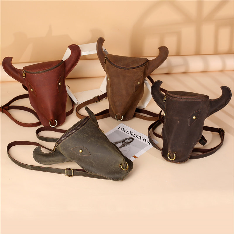 Crazy Horse Leather Retro Foreign Trade Export Tail Goods Outer Counter