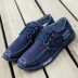 Giày vải denim mùa hè 2018 cho nam giày thể thao thông thường đế thấp giúp giày phiên bản Hàn Quốc giày thể thao trắng Giày thấp