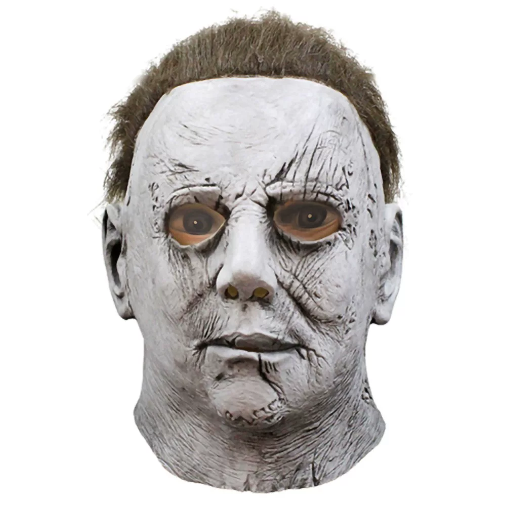 [Michael Myers Mask Halloween Horror 麦克梅尔乳胶面具头套]