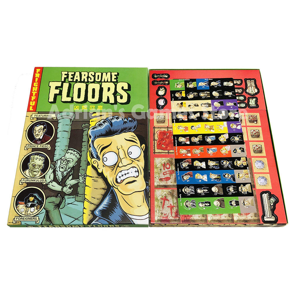 Spot second hair Fearsome Floors ferocity corridor board game adult desktop game in English