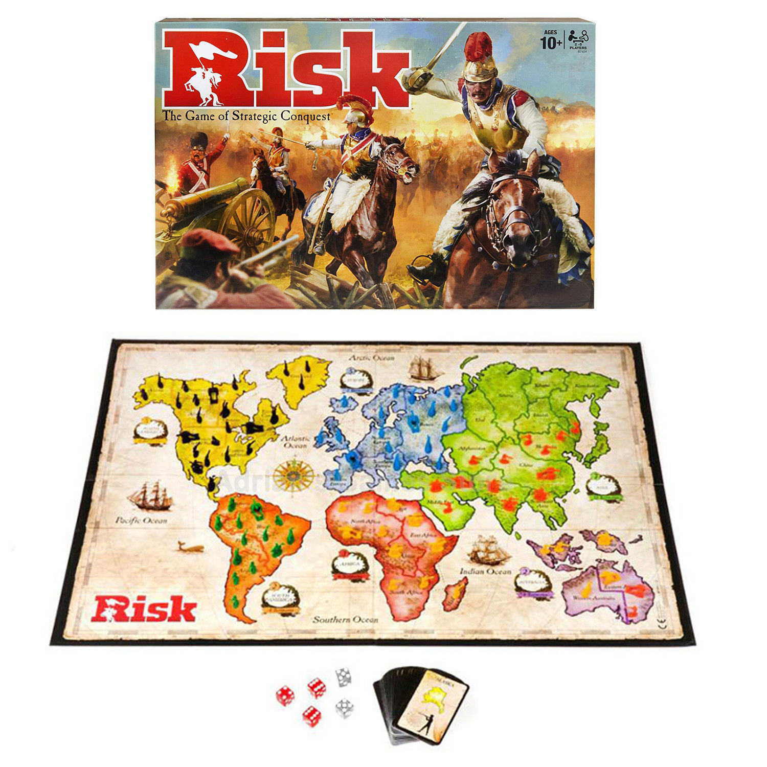 Risk Game大战役战国风云桌游英文版危机桌面游戏