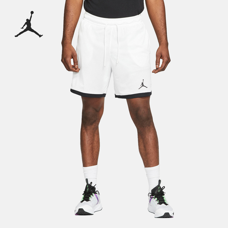 Nike Official Authentic Air Jordan Men's Sports Breathable Basketball Shorts Dh2041-100