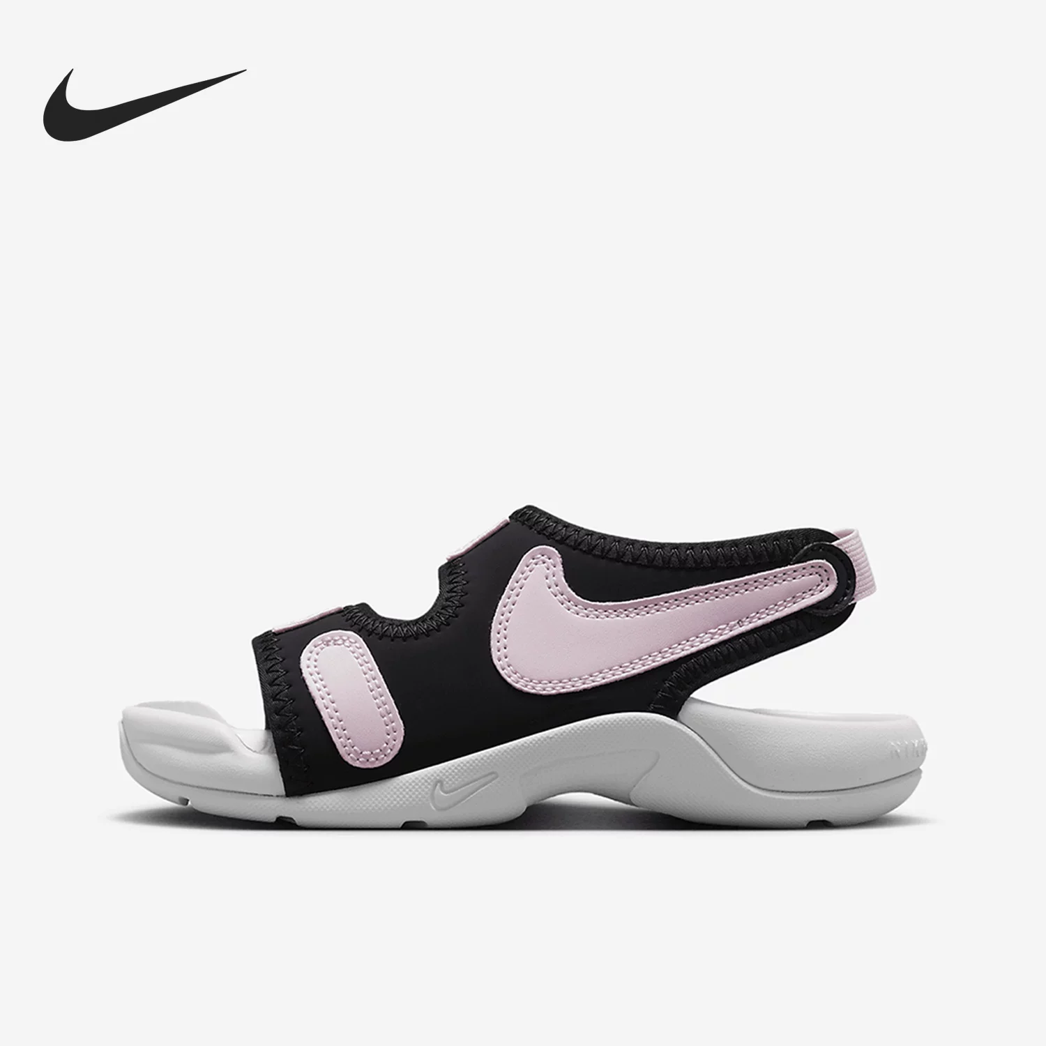 Nike/耐克 Official authentic SUNRAY ADJUST 6 big children's Velcro sports sandals DX5545-001