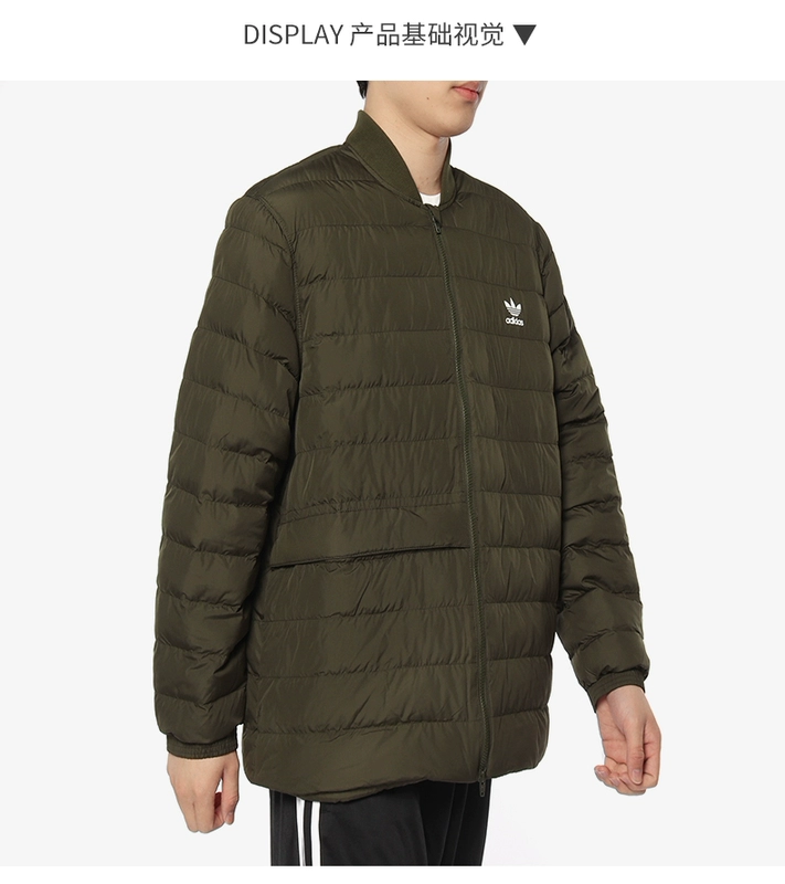 Áo khoác thể thao nam Adidas / Adidas đích thực SST OUTDOOR ấm áp DJ3193 - Quần áo độn bông thể thao áo khoác nam đại hàn