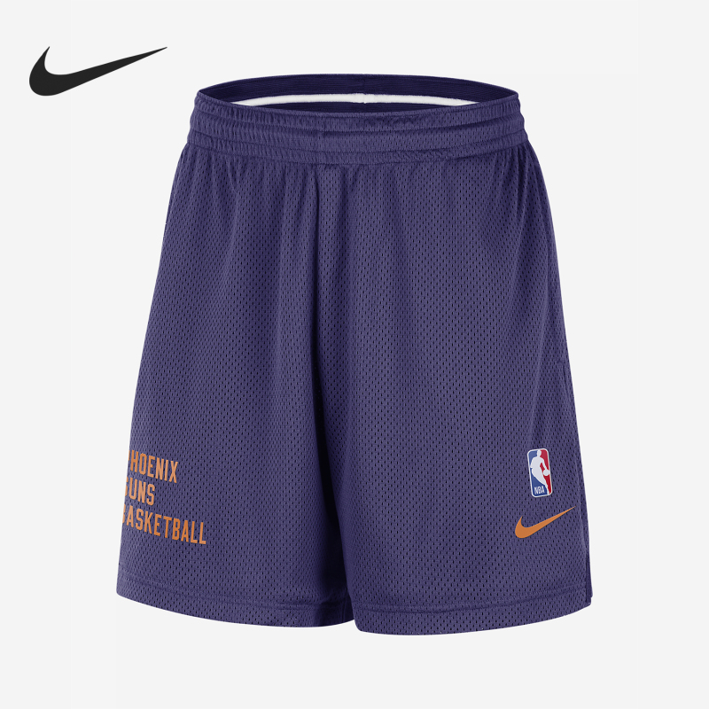 Nike/Nike Genuine Phoenix Suns Men's Mesh Loose Shorts Fb3748-566 Nike/Nike Genuine Phoenix Suns Men's Mesh Loose Shorts Fb3748-566