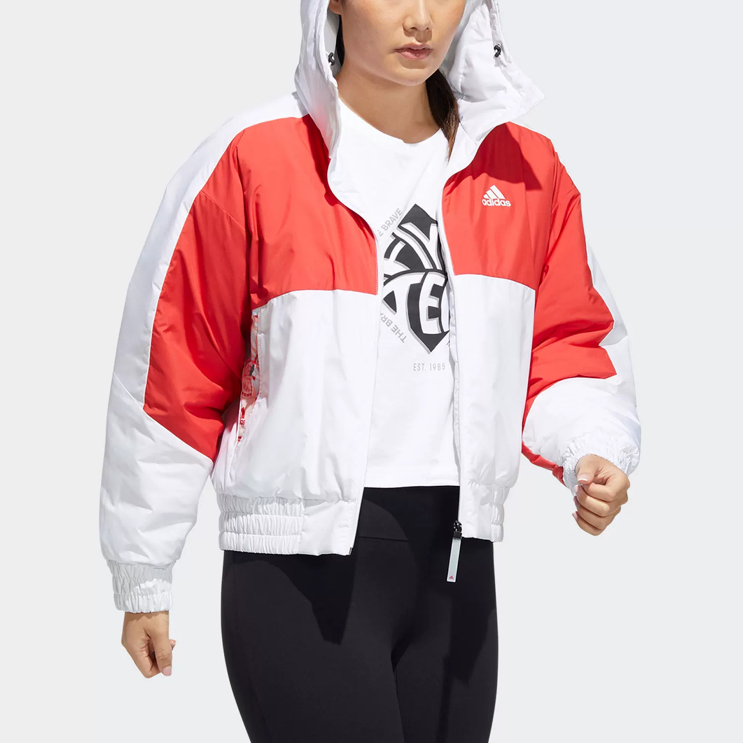 Adidas/ Official authentic season new women's CNY новый год хлопковая куртка HI3267