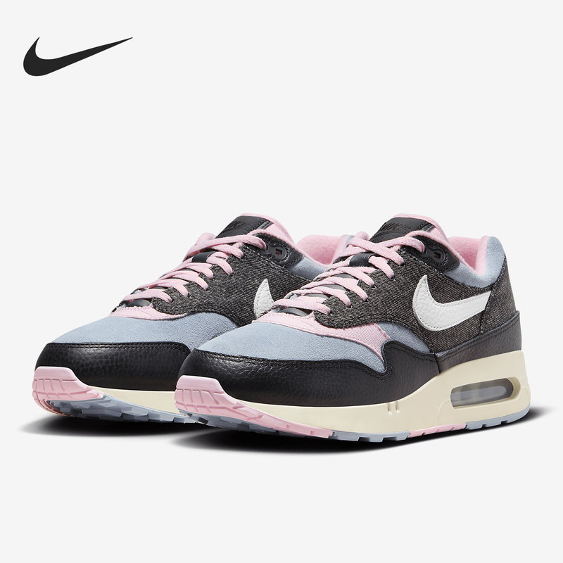 Nike Official Authentic Air Max 1 Men's Fashion Cushioning Sports Running Shoesfb9647-001
