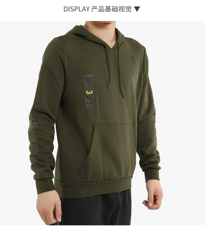 Áo thể thao nam Adidas / Adidas nam 2019 đích thực mới thoải mái áo len ấm áp áo thun DW8181 - Thể thao lông cừu / jumper