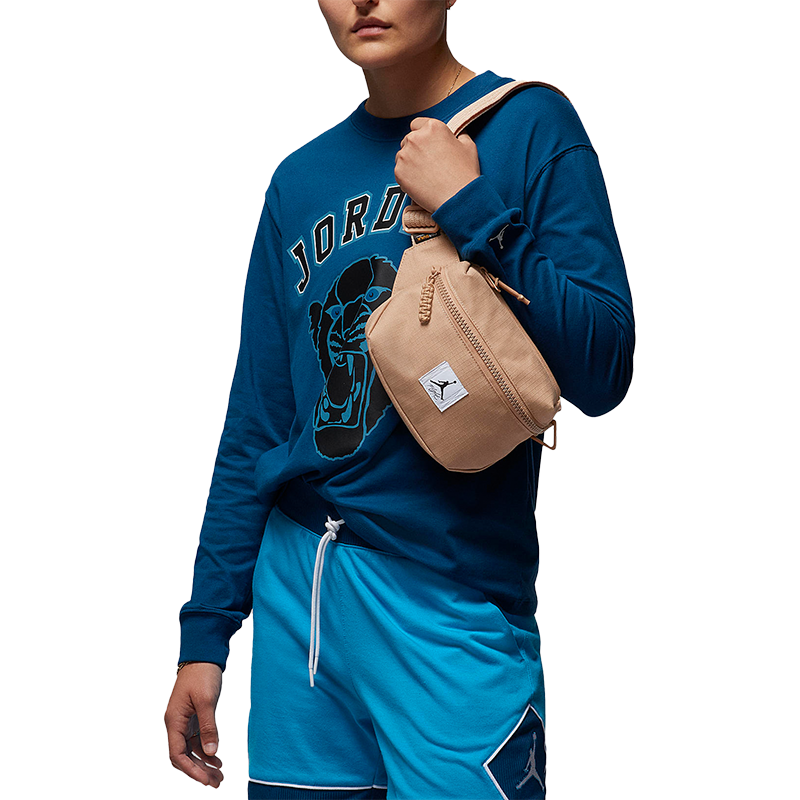 Nike/耐克官方正品JORDAN男女同款休闲简约时尚腰包FV2901-200