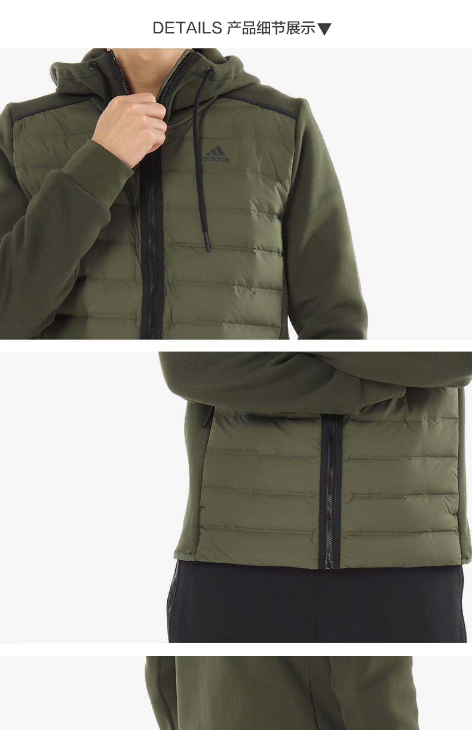 Áo khoác thể thao nam Adidas / Adidas đích thực 2019 mới áo khoác trùm đầu ấm CY8722 - Thể thao xuống áo khoác —