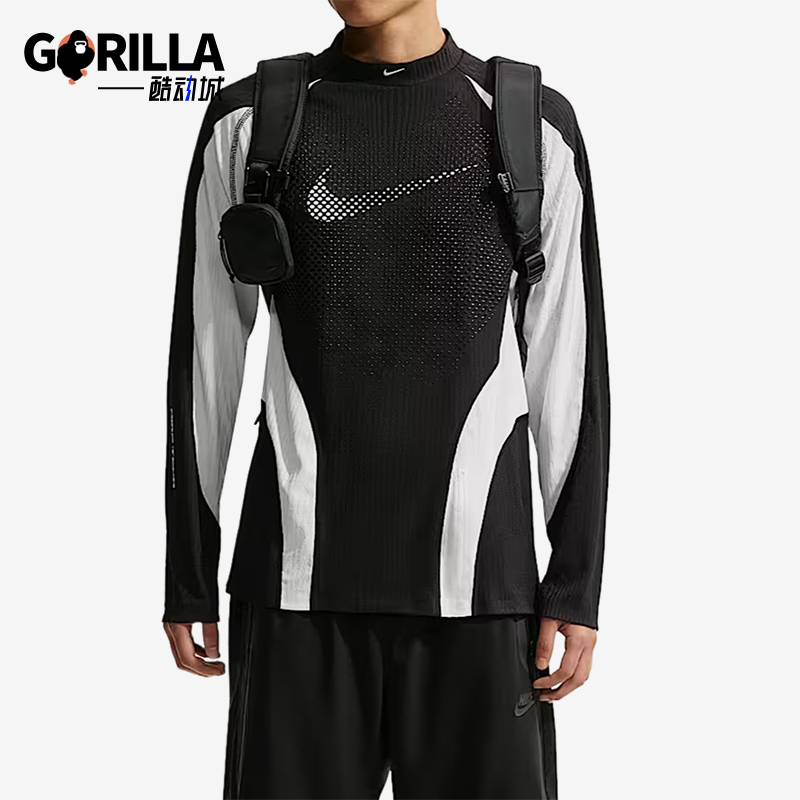 Nike/Nike Genuine Dri-Fit Men's Fashionable Mesh Lightweight Long-Sleeved T-Shirt Im5726-010