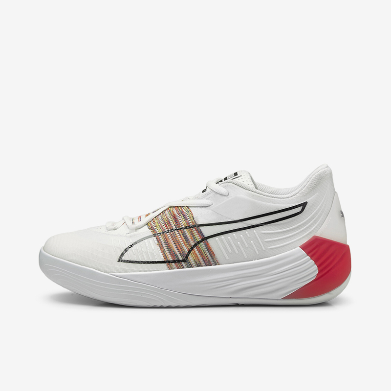 Puma Official Authentic Fusion Nitro Spectra Men's Breathable Basketball Shoes 195684-01 Puma Official Authentic Fusion Nitro Spectra Men's Breathable Basketball Shoes 195684-01