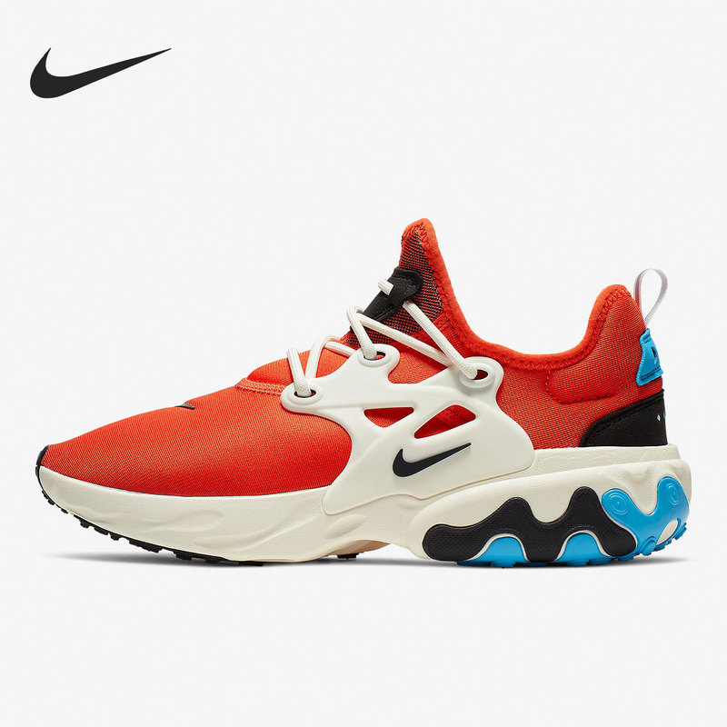 Nike Official Authentic React Presto Men's Low-Top Lightweight Running Shoes Av2605-800 Nike Official Authentic React Presto Men's Low-Top Lightweight Running Shoes Av2605-800