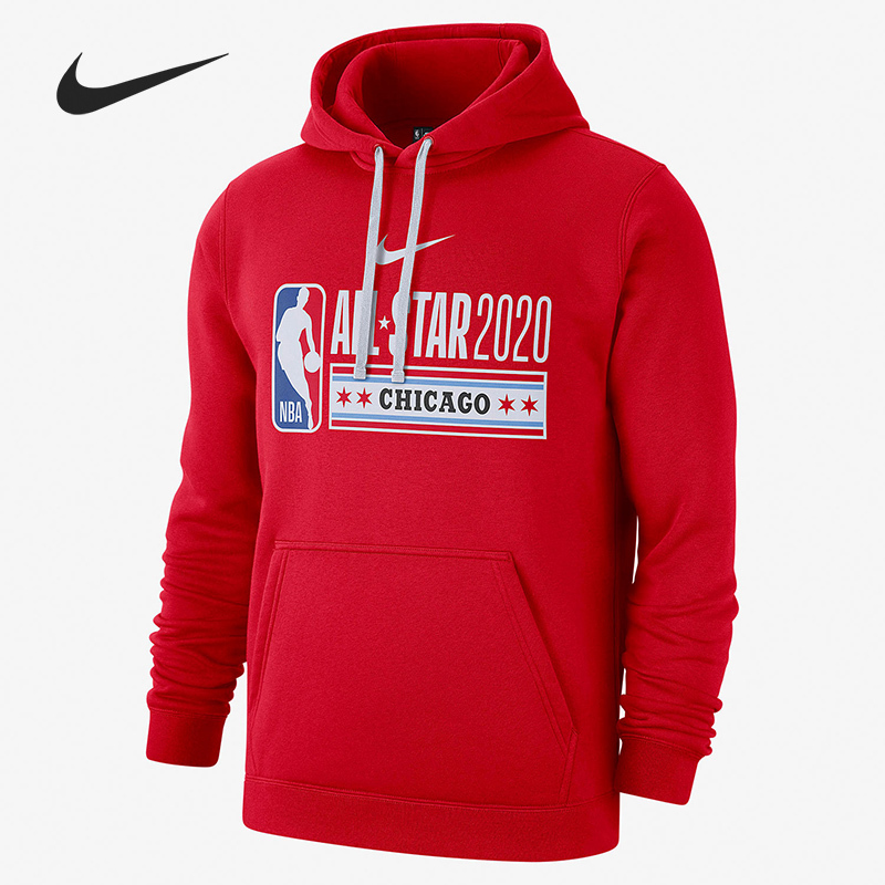 Nike/Nike Genuine Nba Nike Men's Co-Branded Autumn and Winter Fleece Sports Sweatshirt Hoodie 938413-010