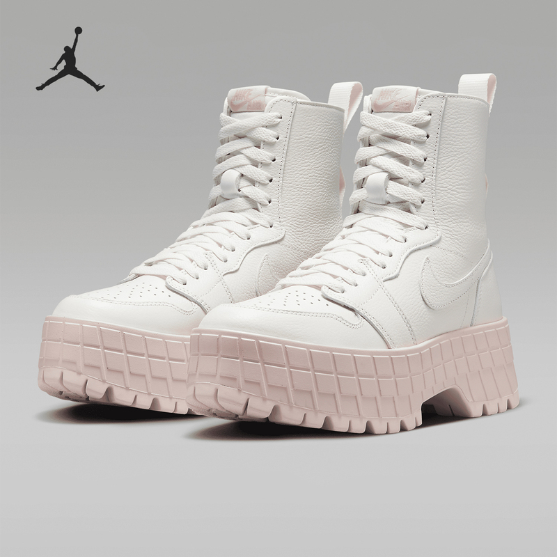 Nike Official Authentic Air Jordan Women's Cushioning Wear-Resistant Thick-Soled Short Boots Fj5737-116