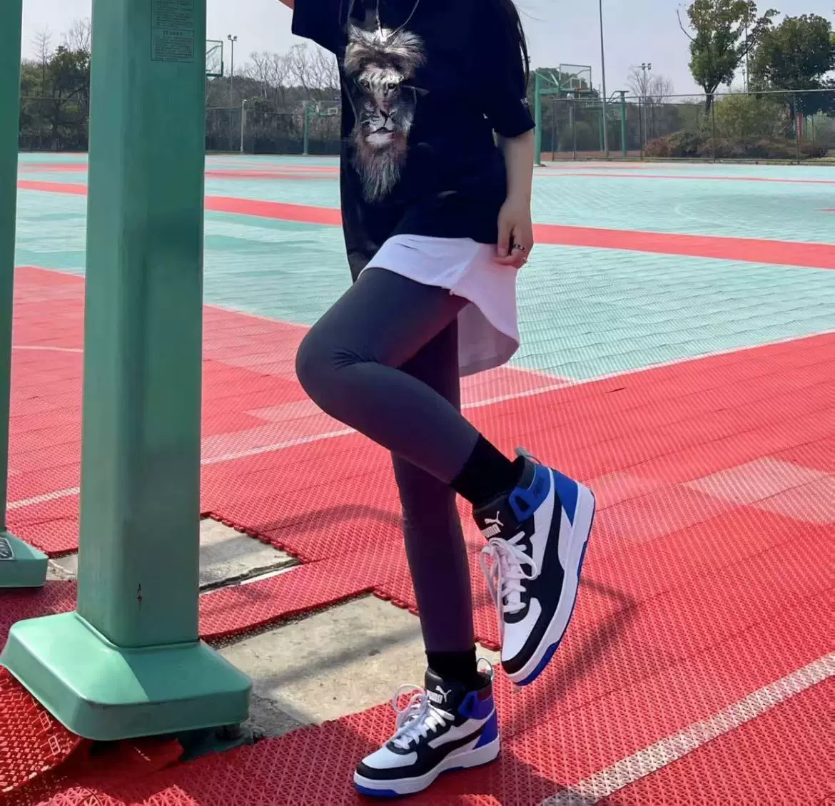 Puma/ Официальные подлинные кроссовки Rebound JOY мужские и женские высокие спортивные и повседневные 374765-06