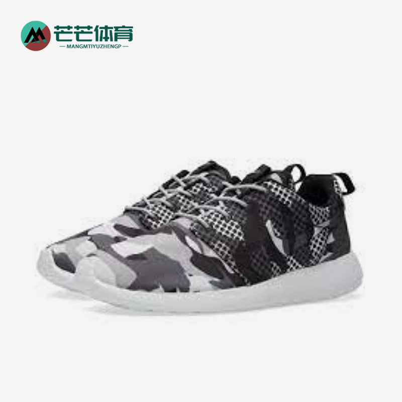Nike/Nike Genuine Rosheoneprint New Men's Black and White Gray Casual Classic Shoes 65206-10 Nike/Nike Genuine Rosheoneprint New Men's Black and White Gray Casual Classic Shoes 65206-10