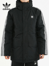 Куртка, Спортивный костюм adidas/阿迪达斯正品三叶草男装2019新款运动外套保暖棉衣 ed5834 Adidas/2019