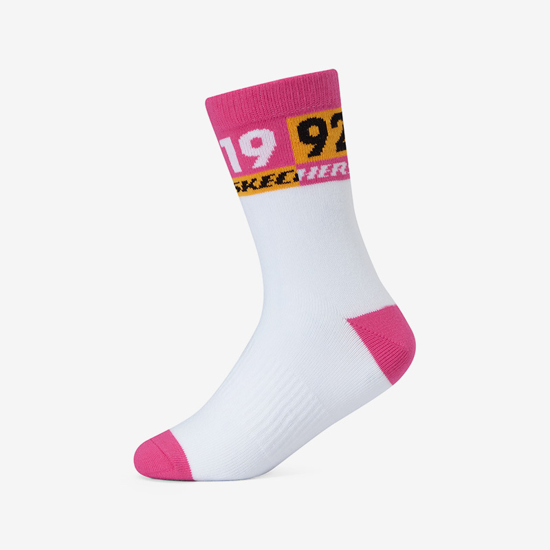 Skechers/Skecher's Genuine New Season Style Personalized Color-Blocking Children's Sports Mid-Calf Socks (One Pair) Skechers/Skecher's Genuine New Season Style Personalized Color-Blocking Children's Sports Mid-Calf Socks (One Pair)