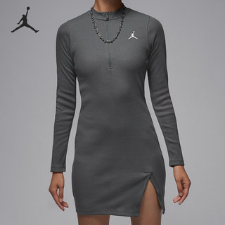 Nike/耐克官方正品JORDAN女士运动针织刺绣透气连衣裙HF9478-068