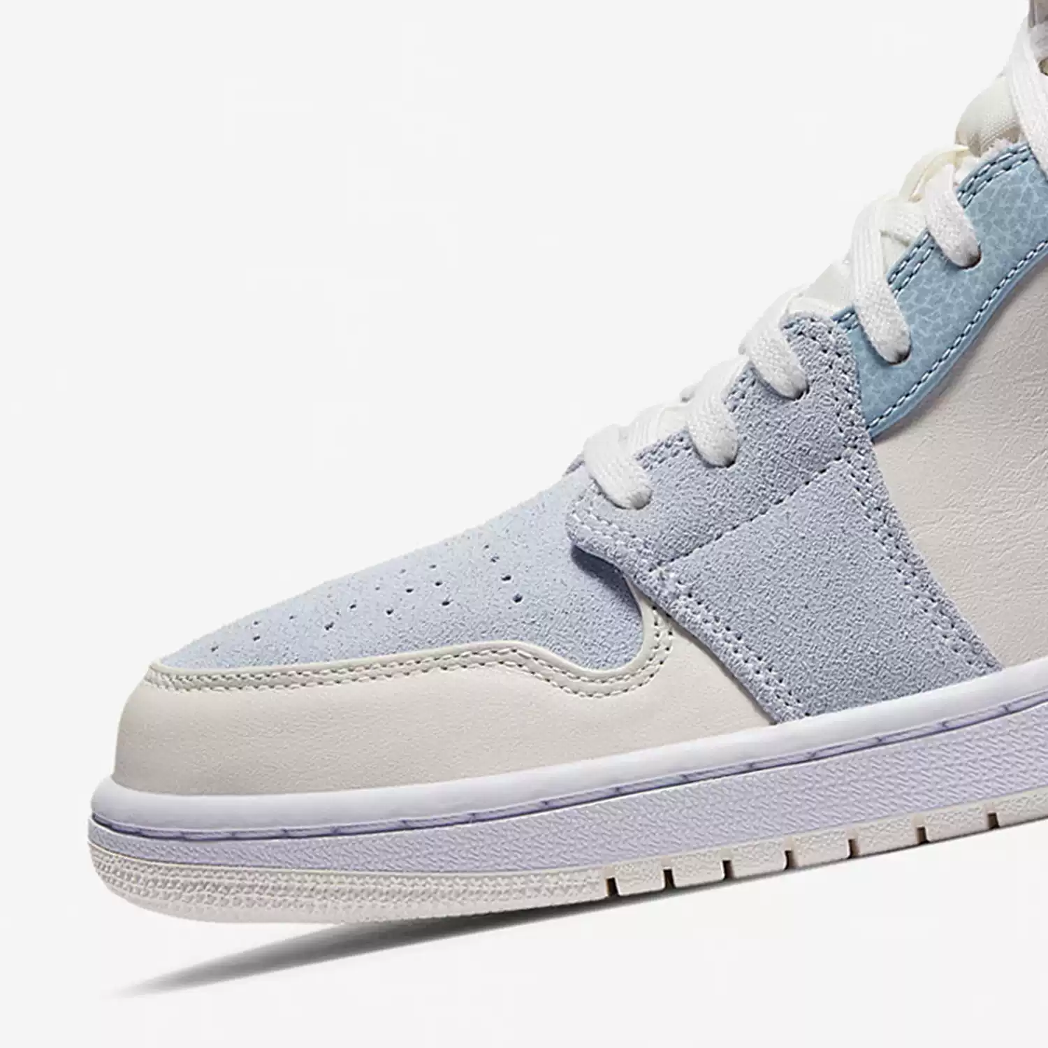 Nike/Nike official authentic Air Jordan 1 men's sports wear-resistant splicing sneakers DA4666-100