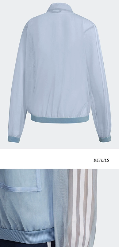 Adidas / Adidas chính hãng cỏ ba lá 2019 áo khoác chống nắng nữ TRACK TOP DV0857 - Áo khoác thể thao / áo khoác