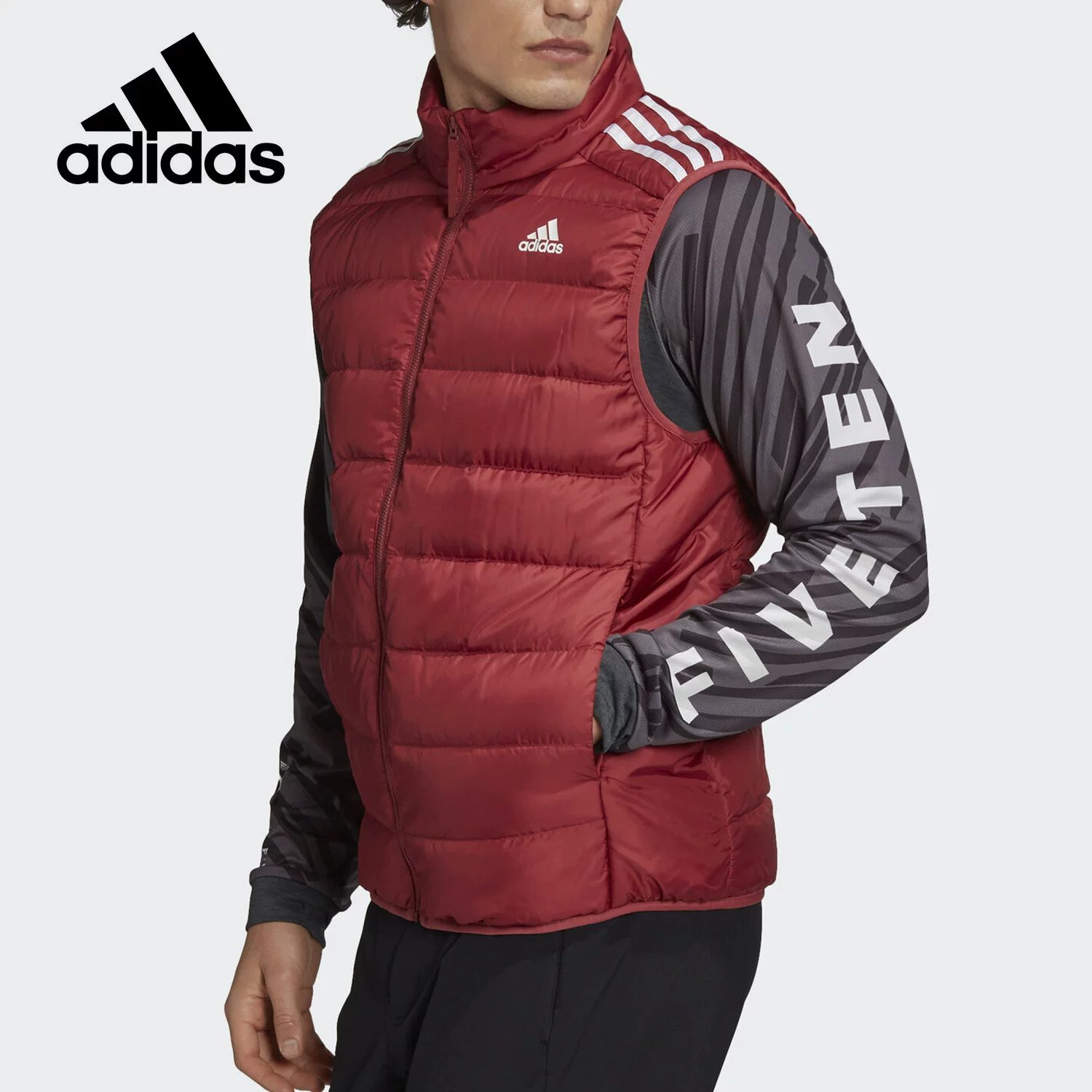 Адидaс/Адидaс подлинный ESS DOWN VEST для мужчин Plel жилет GH4585